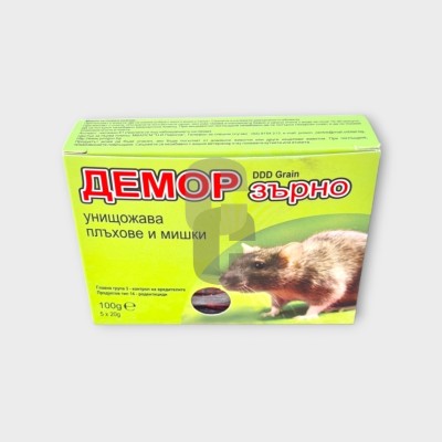 Отрова за мишки на зърна 5х20г. - ДЕМОР